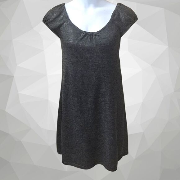 CALVIN KLEIN Women's New Short Sleeve Wool Pullover Midi dress.S/M - Picture 1 of 11